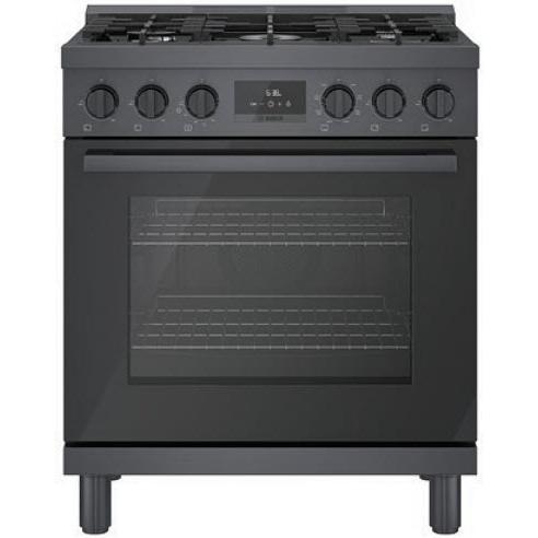 Bosch 30-inch Freestanding Dual Fuel Range with European Convection Technology HDS8045U