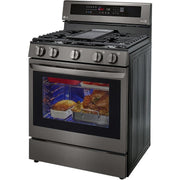 LG 30-inch Freestanding Gas Range with True Convection Technology LRGL5825D