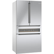 Bosch 36-inch, 20.5 cu.ft. Counter Depth French 4-Door Refrigerator with FlexBar™ B36CL81ENG