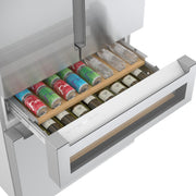 Bosch 36-inch, 20.5 cu.ft. Counter Depth French 4-Door Refrigerator with FlexBar™ B36CL81ENG