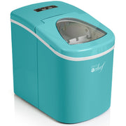 Deco Chef Turquoise Compact Electric Ice Maker | (IMTQA) | Top Load | 26 Lbs Per Day