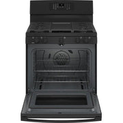 GE 30-inch Freestanding Gas Range with Convection Technology JGB735DPBB