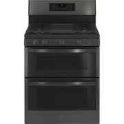 GE Profile 30-inch Freestanding Electric Range with True European Convection Technology PGB965BPTS