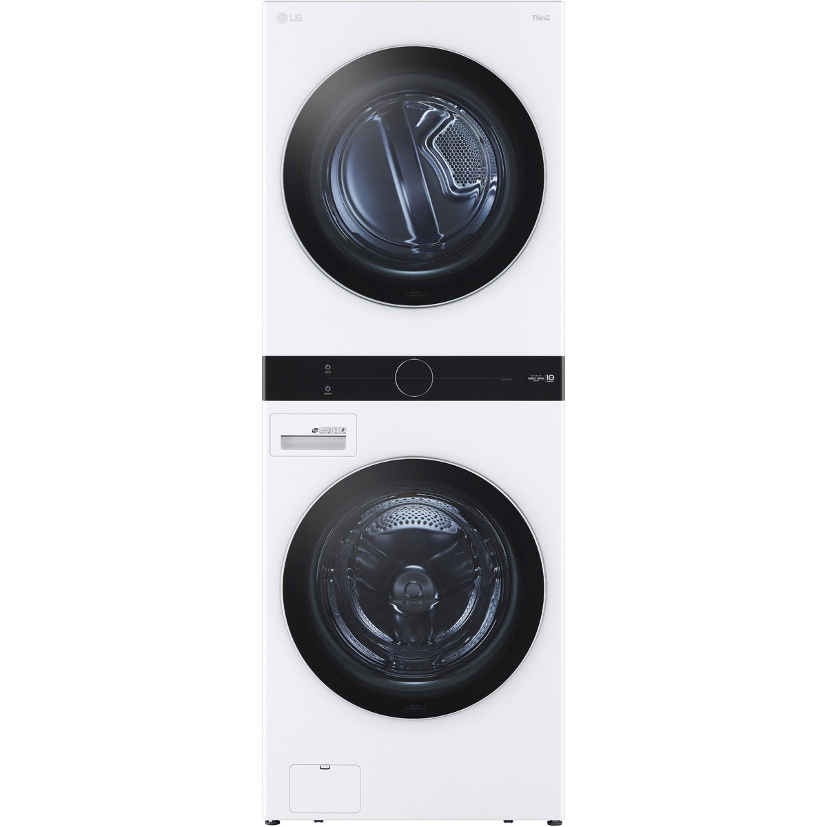 LG Stacked Washer/Dryer Gas Laundry Center with TurboWash™ 360 Technology WKGX201HWA