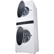 LG Stacked Washer/Dryer Gas Laundry Center with TurboWash™ 360 Technology WKGX201HWA