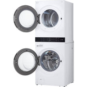 LG Stacked Washer/Dryer Gas Laundry Center with TurboWash™ 360 Technology WKGX201HWA