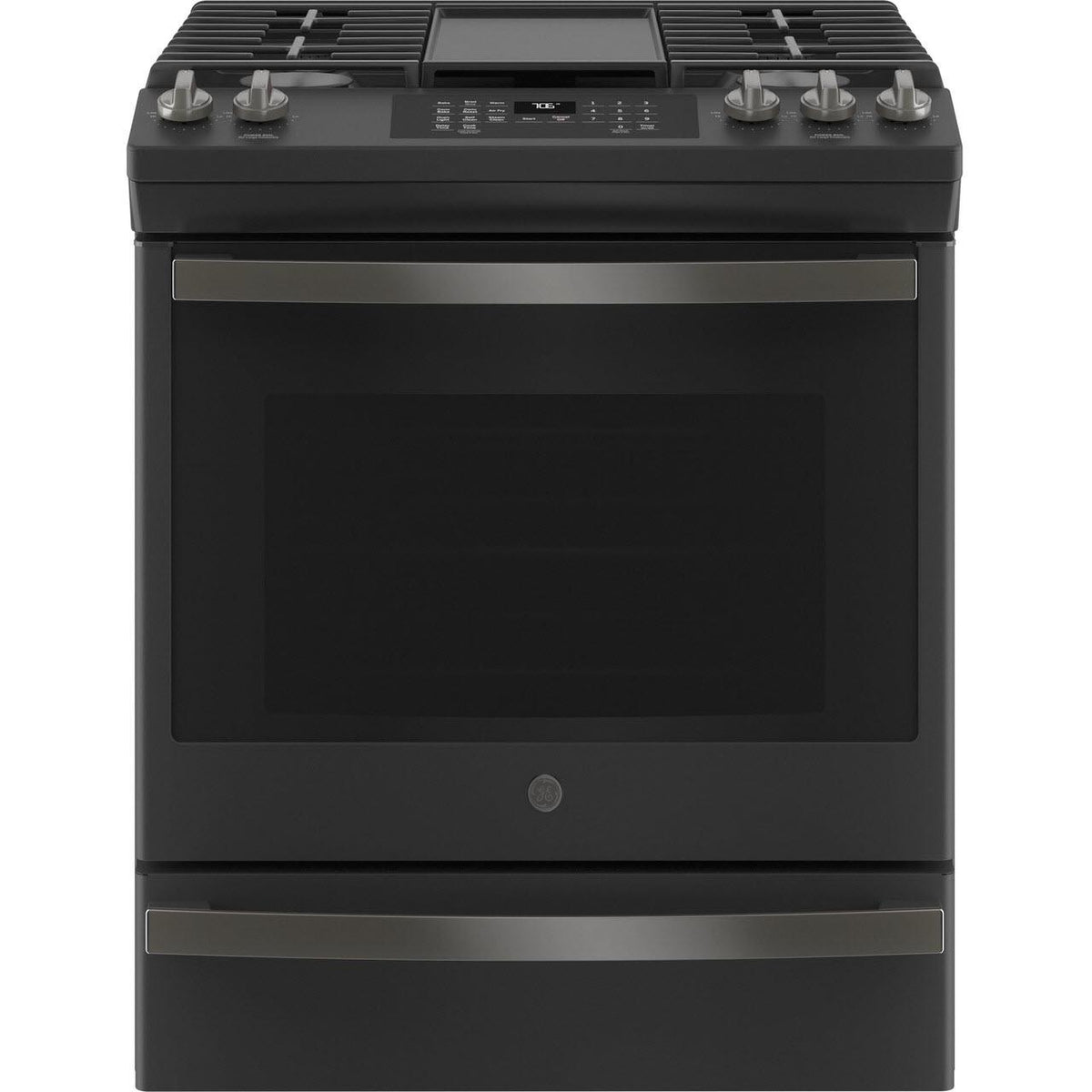GE 30-inch Slide-in Gas Range with Convection Technology JGS760FPDS