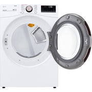 LG 7.4 cu.ft. Electric Dryer with TurboSteam™ Technology DLEX4000W