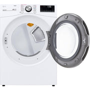 LG 7.4 cu.ft. Gas Dryer with TurboSteam™ Technology DLGX4201W