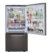 LG 33-inch, 26 cu. ft. Bottom Freezer Refrigerator with Door Cooling+ LRDCS2603D