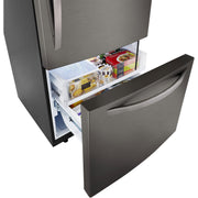 LG 33-inch, 26 cu. ft. Bottom Freezer Refrigerator with Door Cooling+ LRDCS2603D