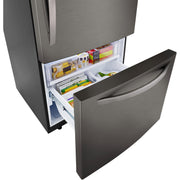 LG 33-inch, 26 cu. ft. Bottom Freezer Refrigerator with Door Cooling+ LRDCS2603D