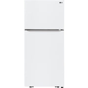 LG 30-inch, 20.2 cu.ft. Freestanding Top Freezer Refrigerator with Smart Diagnosis™ LTCS20020W