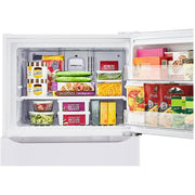 LG 30-inch, 20.2 cu.ft. Freestanding Top Freezer Refrigerator with Smart Diagnosis™ LTCS20020W
