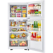 LG 30-inch, 20.2 cu.ft. Freestanding Top Freezer Refrigerator with Smart Diagnosis™ LTCS20020W
