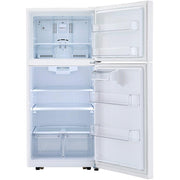 LG 30-inch, 20.2 cu.ft. Freestanding Top Freezer Refrigerator with Smart Diagnosis™ LTCS20020W