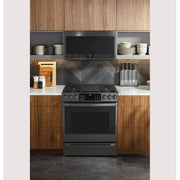 GE Profile 30-inch Slide-In Gas Range with No Preheat Air Fry PGS930BPTS