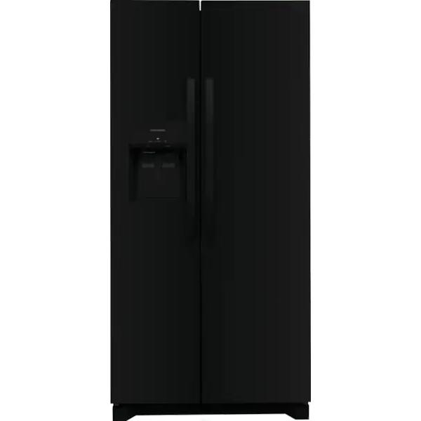 Frigidaire 33-inch, 22.2 cu.ft. Freestanding Side-by-Side Refrigerator with Ice and Water Dispensing System FRSS2323AB