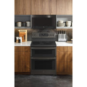 GE Profile 30-inch Freestanding Electric Range with Wi-Fi Connectivity PB965BPTS
