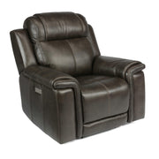 Flexsteel Kingsley Power Leather Match Recliner 1128-50P-295-02