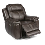Flexsteel Kingsley Power Leather Match Recliner 1128-50P-295-02