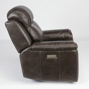 Flexsteel Kingsley Power Leather Match Recliner 1128-50P-295-02