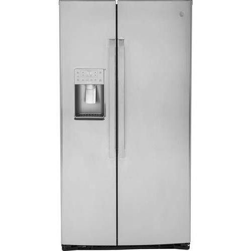 GE Profile 36-inch, 25.3 cu. ft. Side-by-Side Refrigerator with Ice and Water PSE25KYHFS