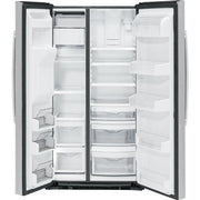 GE Profile 36-inch, 22.1 cu. ft. Counter-Depth Side-by-Side Refrigerator with Ice and Water PZS22MYKFS
