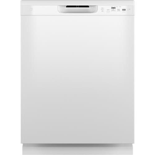 GE Built-In Dishwasher with Front Controls GDF510PGRWW