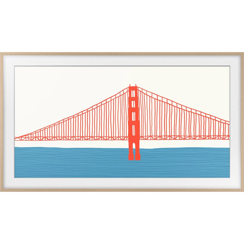 Samsung 50" The Frame Customizable Bezel - Modern Teak VG-SCFA50TKBZA