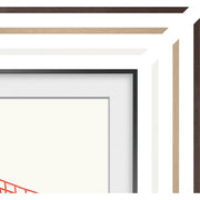 Samsung 50" The Frame Customizable Bezel - Modern Teak VG-SCFA50TKBZA