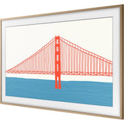 Samsung 50" The Frame Customizable Bezel - Modern Teak VG-SCFA50TKBZA