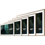 Samsung 50" The Frame Customizable Bezel - Modern Teak VG-SCFA50TKBZA