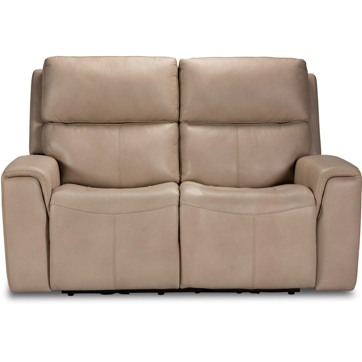 Flexsteel Jarvis 1828-60PH Power Reclining Loveseat with Power Headrests - Parchment