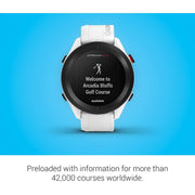Garmin Approach S12 GPS Golf Watch, 42k+ Preloaded Courses (White) - 010-02472-00