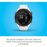 Garmin Approach S12 GPS Golf Watch, 42k+ Preloaded Courses (White) - 010-02472-00