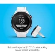 Garmin Approach S12 GPS Golf Watch, 42k+ Preloaded Courses (White) - 010-02472-00