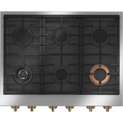 Café 36-inch Built-in Gas Rangetop with 6 Burners CGU366P4TW2