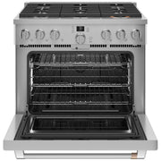 Café 36-inch Freestanding Gas Range with WI-FI Connect CGY366P2TS1