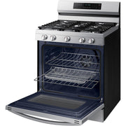 Samsung 30-inch Freestanding Gas Range with WI-FI Connect NX60A6711SS/AA