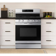 Samsung 30-inch Freestanding Gas Range with WI-FI Connect NX60A6511SS/AA