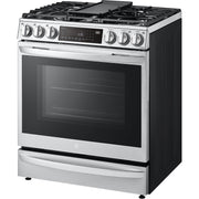 LG 30-inch, 6.3 cu ft. Slide-in Gas Range with Sous-Vide LSGL6337F