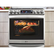 LG 30-inch, 6.3 cu ft. Slide-in Gas Range with Sous-Vide LSGL6337F