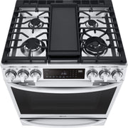 LG 30-inch, 6.3 cu ft. Slide-in Gas Range with Sous-Vide LSGL6337F