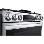 LG 30-inch, 6.3 cu ft. Slide-in Gas Range with Sous-Vide LSGL6337F