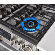 LG 30-inch, 6.3 cu ft. Slide-in Gas Range with Sous-Vide LSGL6337F