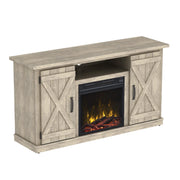 Twin-Star International Cottonwood 18MM6127-PD25S TV Stand with Electric Fireplace - Ashland Pine