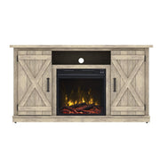 Twin-Star International Cottonwood 18MM6127-PD25S TV Stand with Electric Fireplace - Ashland Pine