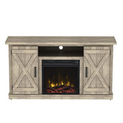 Twin-Star International Cottonwood 18MM6127-PD25S TV Stand with Electric Fireplace - Ashland Pine