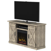 Twin-Star International Cottonwood 18MM6127-PD25S TV Stand with Electric Fireplace - Ashland Pine